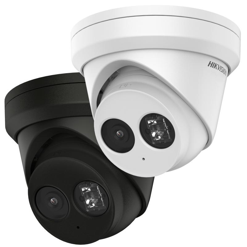 DS-2CD2383G2-IU 2.8mm/4mm, White/Black, 4K 8MP AcuSense Turret Camera with built-in Mic DS-2CD2383G2-IU 2.8mm/4mm, White/Black, 4K 8MP AcuSense Turret Camera with built-in Mic